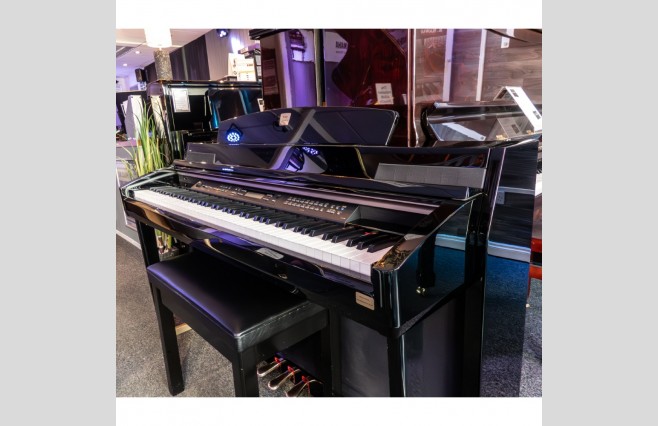 Used Yamaha CLP280 Polished Ebony Digital Piano Complete Package (SN:GBRCNO01024) - Image 5